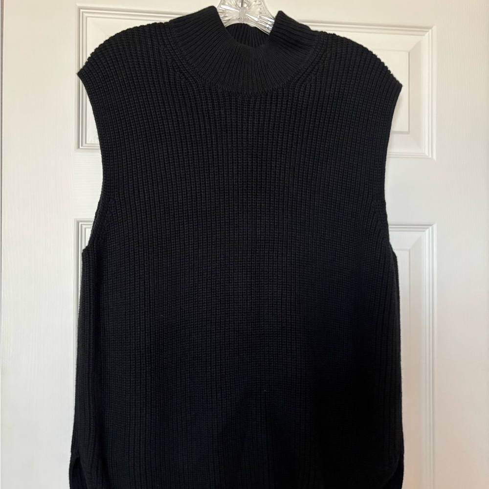 Abercrombie & Fitch Black Turtleneck Sweater Sz L